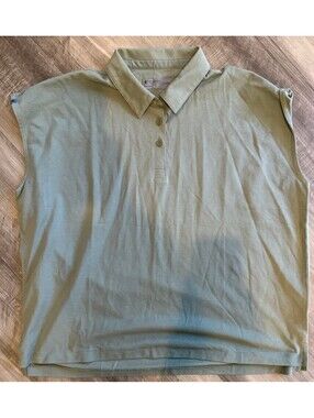 Figs Ella Technical Pique Scrub Polo Shirt Size XL